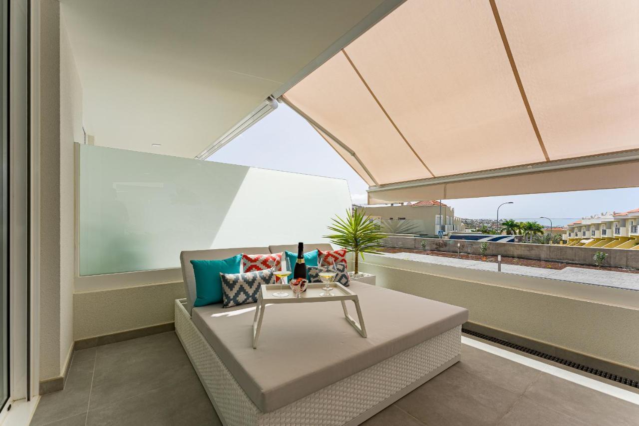Modern New Apartment Las Terrazas De Costa Adeje. Heated Pool, Big Terrace And Private Parking Exteriör bild