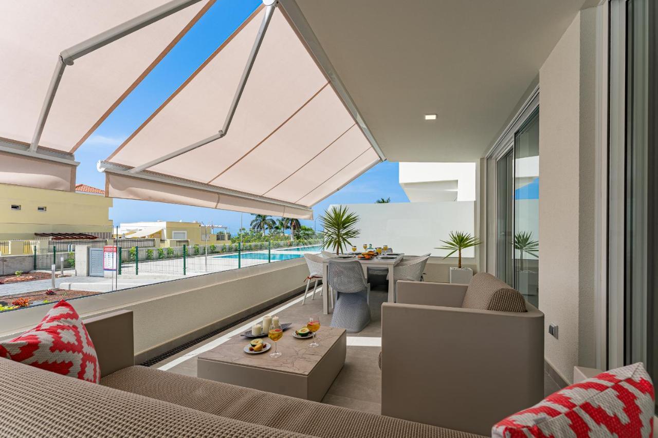 Modern New Apartment Las Terrazas De Costa Adeje. Heated Pool, Big Terrace And Private Parking Exteriör bild