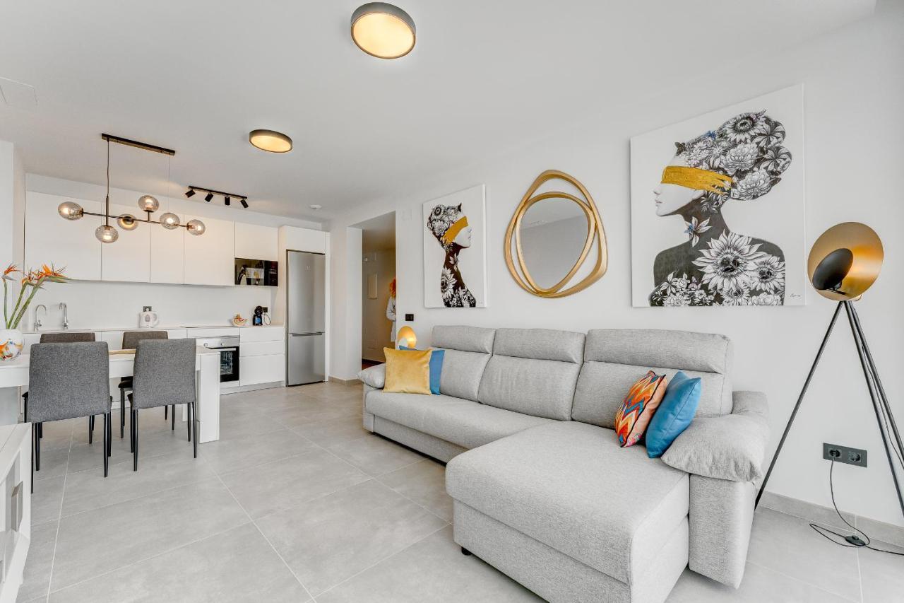 Modern New Apartment Las Terrazas De Costa Adeje. Heated Pool, Big Terrace And Private Parking Exteriör bild